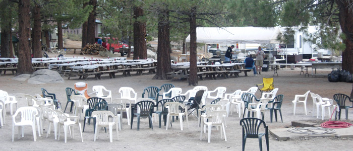 Pine Cliff Resort, June lake, Group sites, Group RV park, Group camping