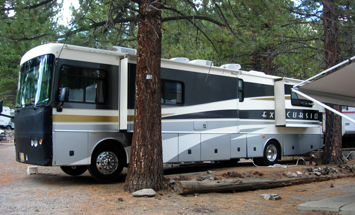 Pine Cliff Resort, RV Camping, Tralers Spaces, Oversize RV sites, June Lake